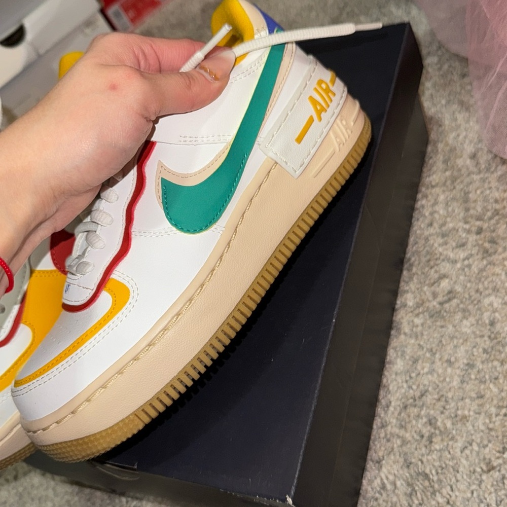 Air Force 1 SHADOW Summit White/ Neptune Green - Picture 4 of 8